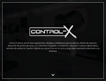 Tablet Screenshot of control-x.com.ar